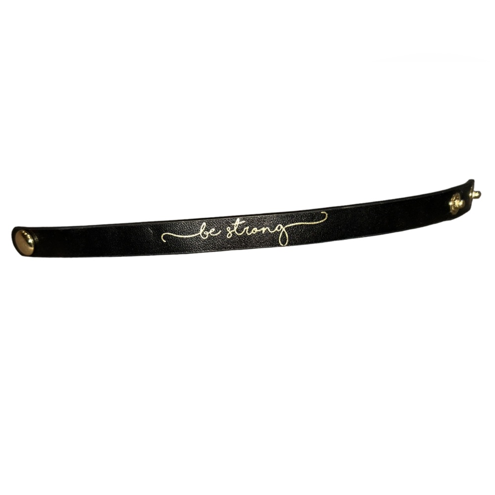 Be strong leather cuff